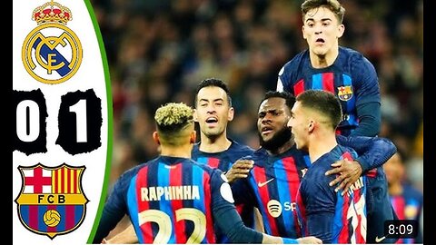 Madrid vs Barca (0-1) Copa derey 2023 Highlight.