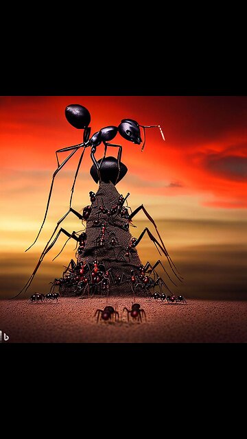 Ants' Tower of Babel: A Quest to Challenge Humanity