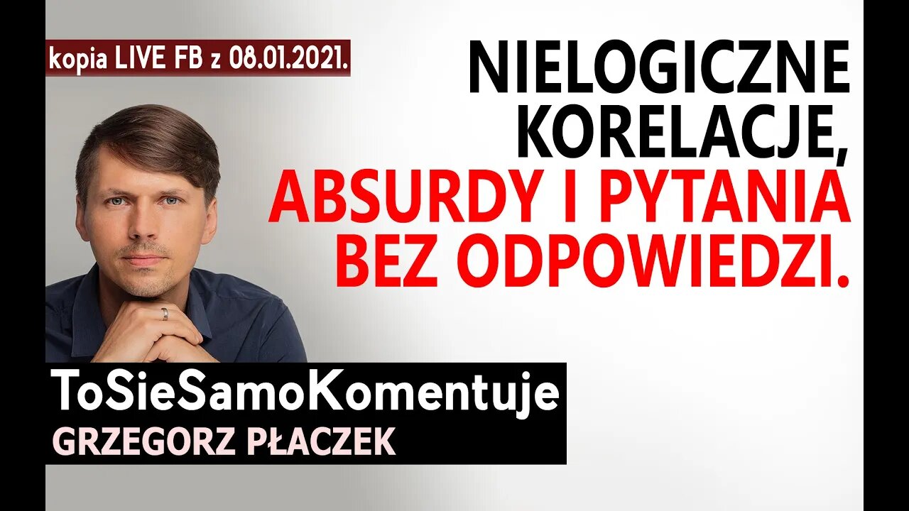 Błędne dane, nielogiczne korelacje, pytania. Kolejne absurdy i pytania bez odpowiedzi.