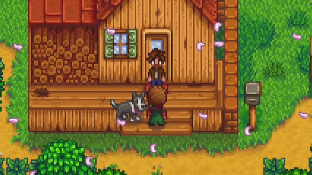 Farm Event Pet - Wind Weather[Dog] | Stardew Valley