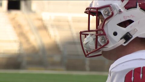 Muskego's Hunter Wohler showing leadership on Badgers defense