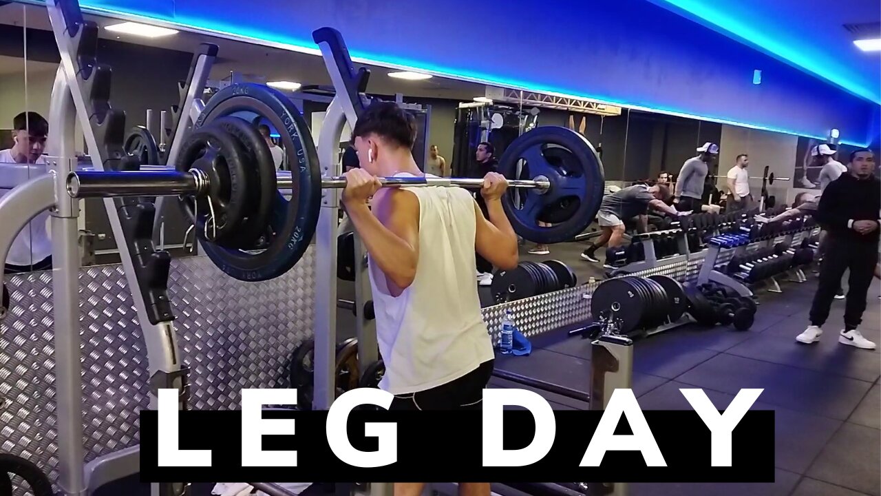 O meu atual LEG DAY (Focado no Quadriceps)