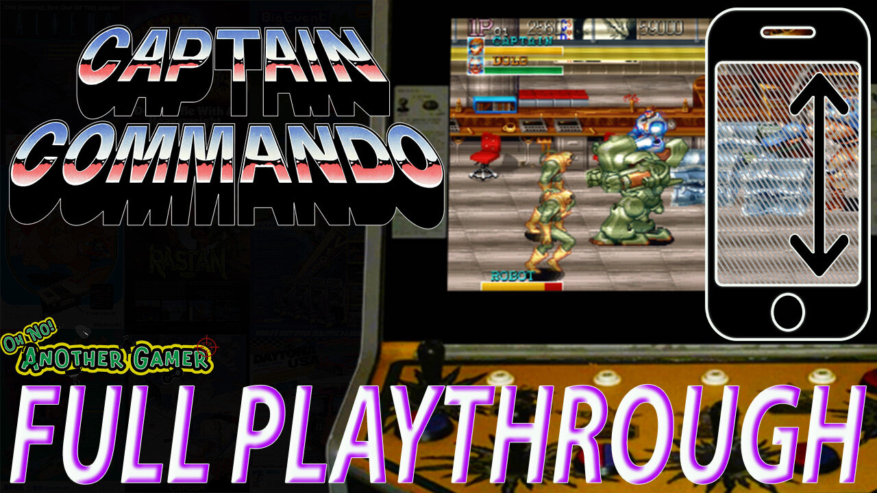 Captain Commando (1991) [Arcade] 🕹🔥 Intro + Gameplay (full playthrough) [Vertical]