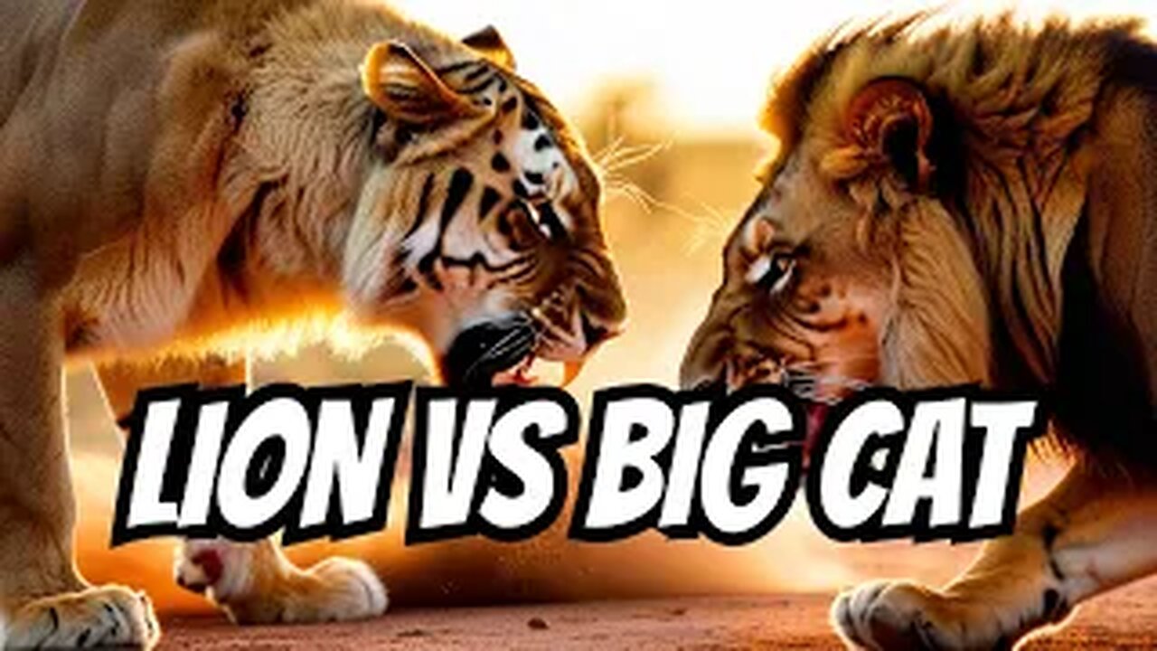 LION VS BIG CAT - WHO WILL WIN THE FIGHT?