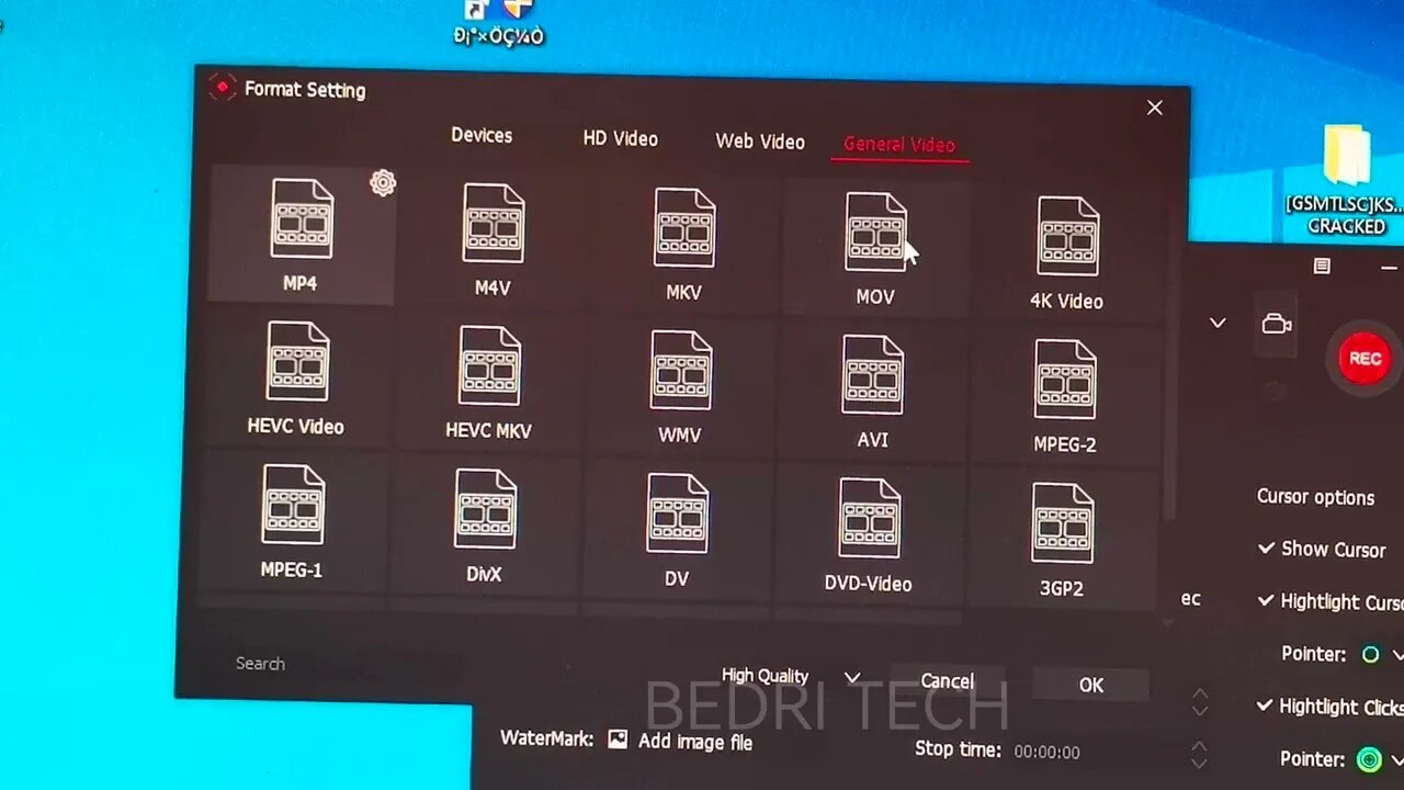 Screen Recoder on windows pc برنامج مجاني جد رائع لتصوير سطح مكتب الحاسوب بجودة عالية