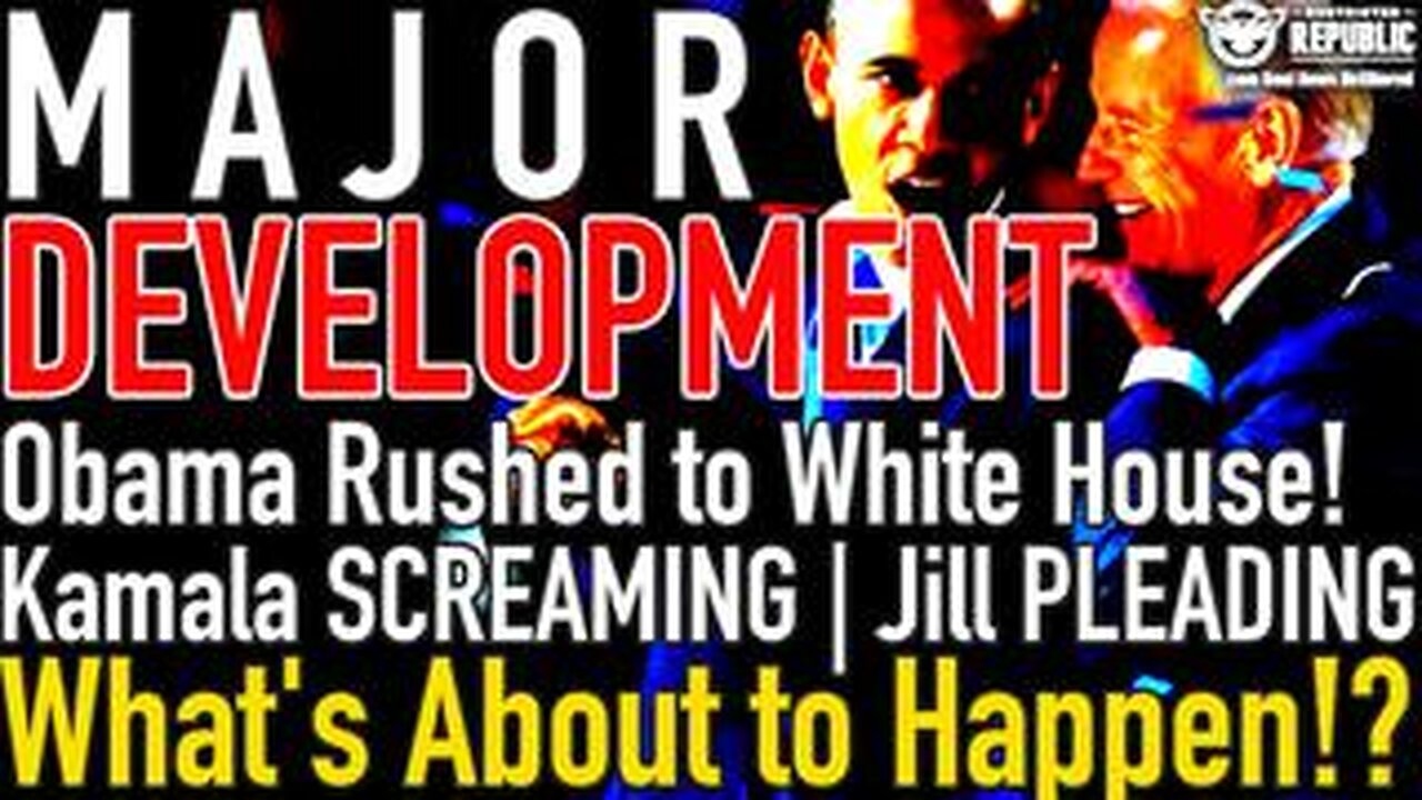 MAJOR UPDATE! Obama Rushed to White House! Kamala Screaming - What's About to Happen?