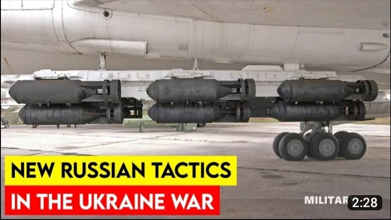 New Russian tactics in the Ukraine war - Guided bombs