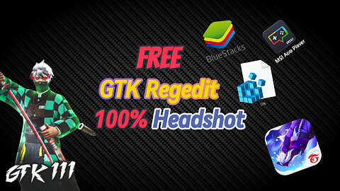 GTK Regedit || GTK GAMING REGEDIT FILE FOR FREE FIRE PC | Free CTTR