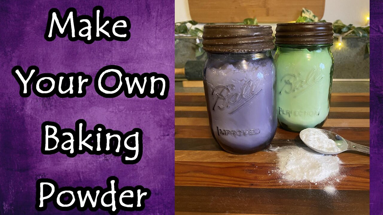 Make Your Own Baking Powder, Aluminum Free