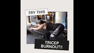 At Home Tricep Burnout