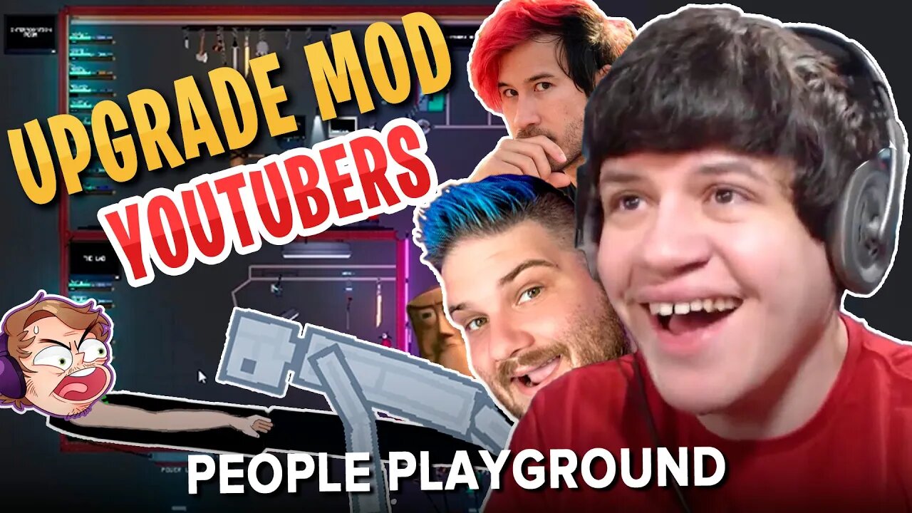 Update 1.17 People Playground e MOD YouTubers (Games EduUu, Markiplier, Maxpalaro)