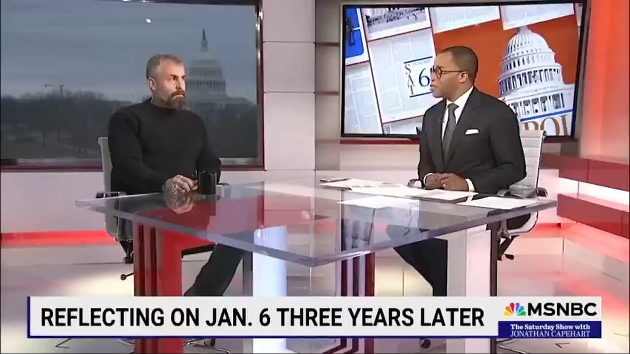 MSNBC host cries when discussing the J6th Anniversary, many believe the outburst was an act