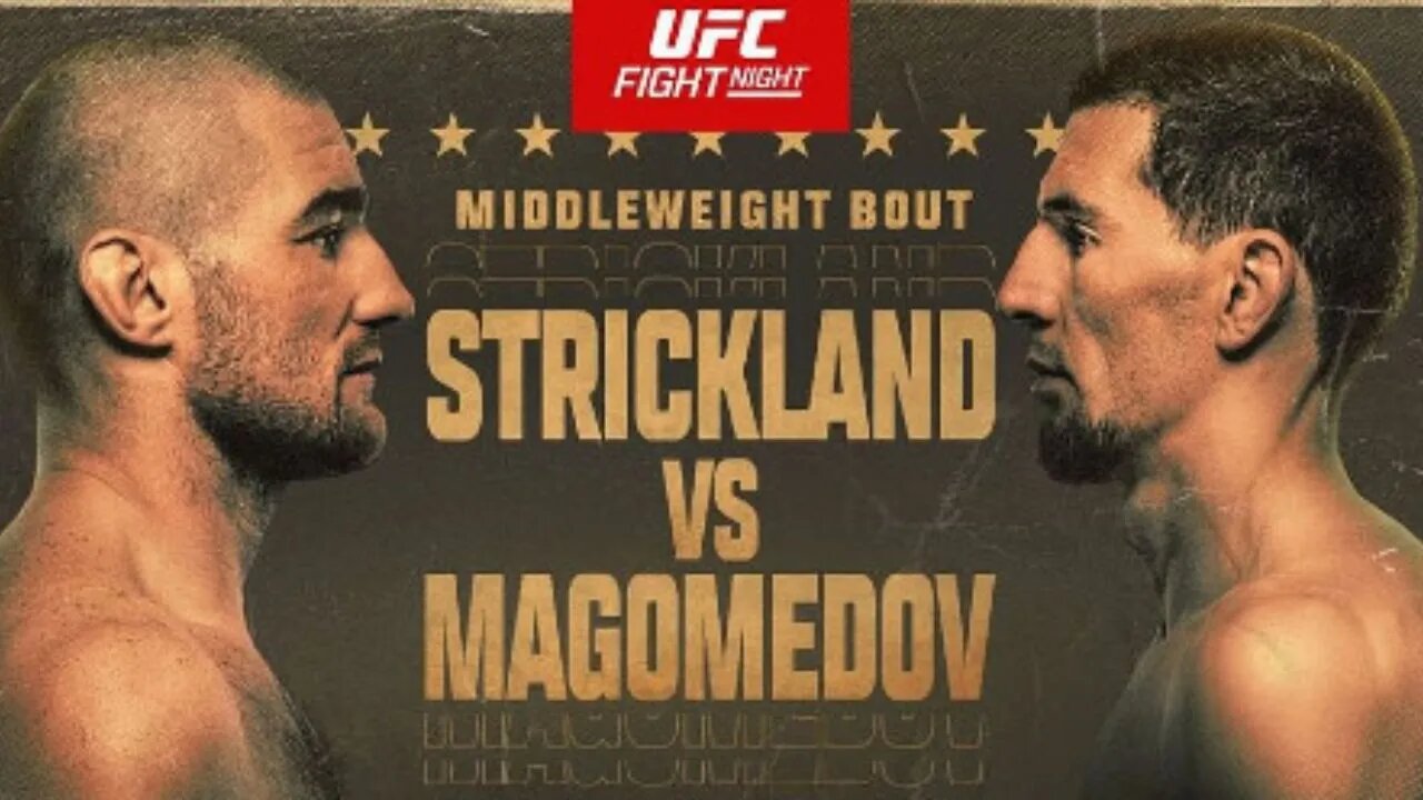 UFC VEGAS 76 LIVE STRICKLAND vs MAGOMEDOV LIVESTREAM & FIGHT COMPANION