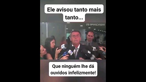 Jair Bolsonaro sempre defendendo o povo brasileiro
