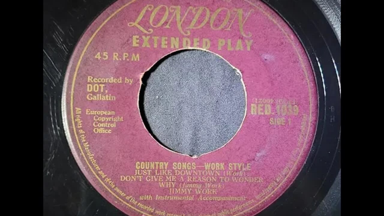 Jimmy Work – Country Songs: Work Style