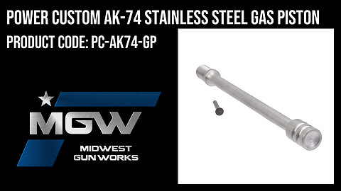 Power Custom AK-74 Stainless Steel Gas Piston - PC-AK74-GP