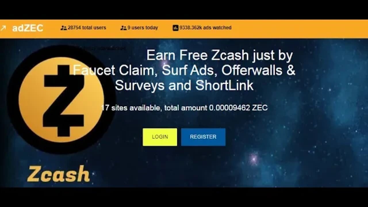 AdZec Pagando Zcash Para Surfar em Sites