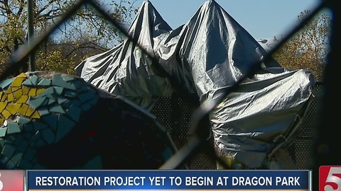 Dragon Restoration Yet To Begin At Fannie Mae Dees Park