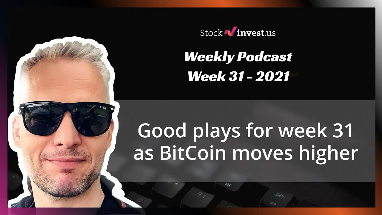 Week 31. BitCoin Moves Higher. Predictions for Apple and Microsoft. All this and more in this video