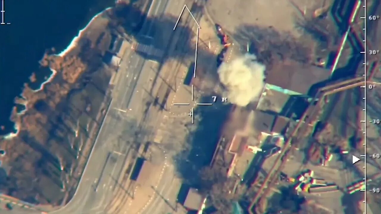 Russian Drone Destroys Armored Vehicles & Fortifications Of The Keiv Regime