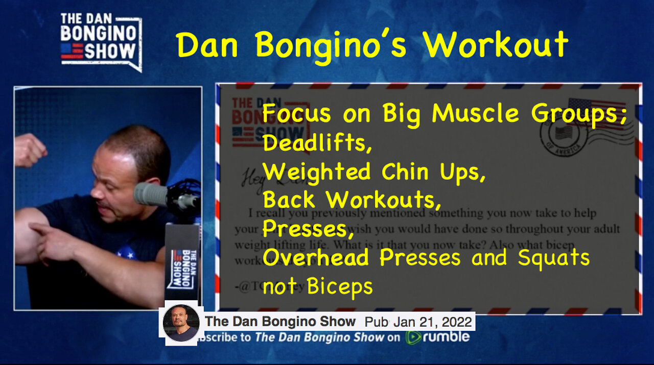 Dan Bongino’s Workout