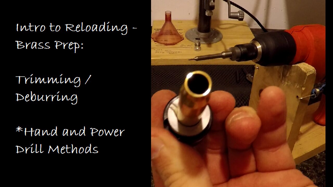 Reloading - Brass Prep (trimming and deburring)