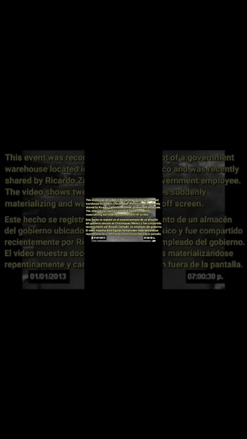 Humanoid figures on CCTV