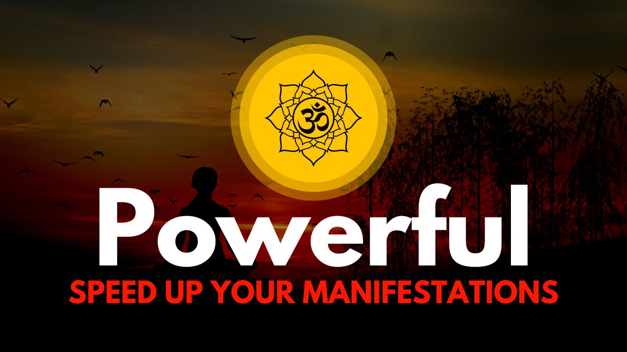 LAW OF ATTRACTION MEDITATION - SPEED UP YOUR MANIFESTATIONS - POWERFUL!