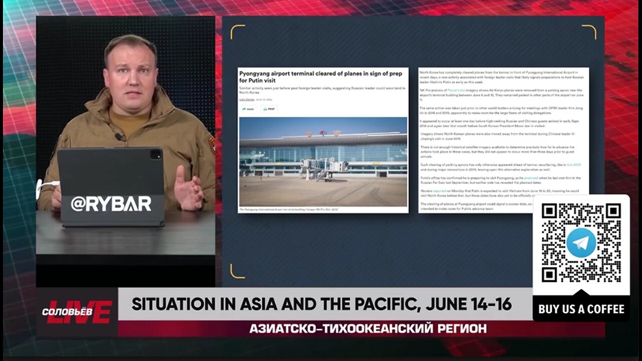 ►🚨▶◾️🇨🇳🇹🇼⚡️⚡ Rybar Review of Asia-Pacific on June 14-16 2024