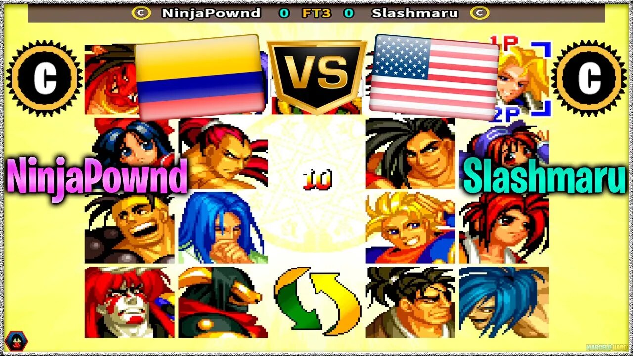 Samurai Shodown IV (NinjaPownd Vs. Slashmaru) [Colombia Vs. U.S.A]