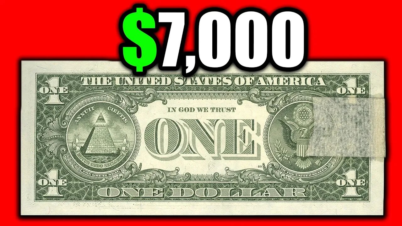 IF YOU FIND THESE RARE DOLLAR BILLS YOU COULD MAKE A LOT OF MONEY!!