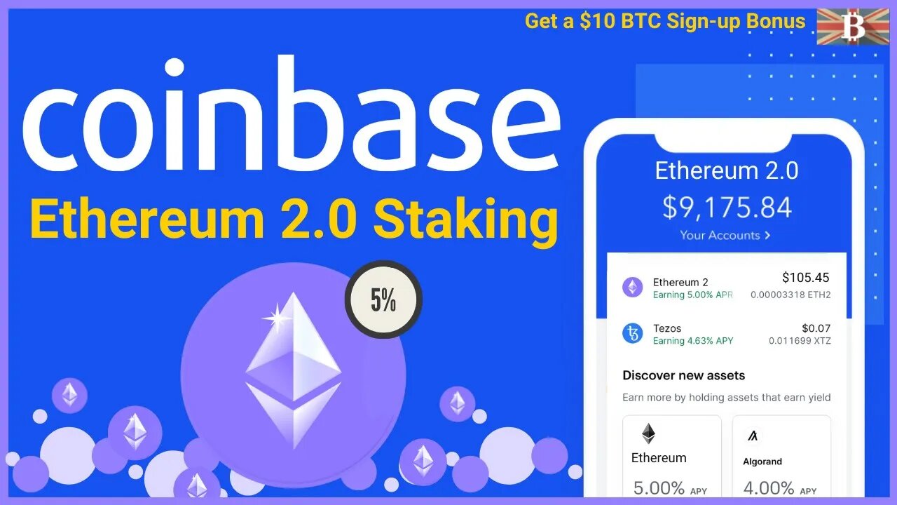 How to Stake Ethereum on Coinbase to Earn Interest (ETH 2.0)