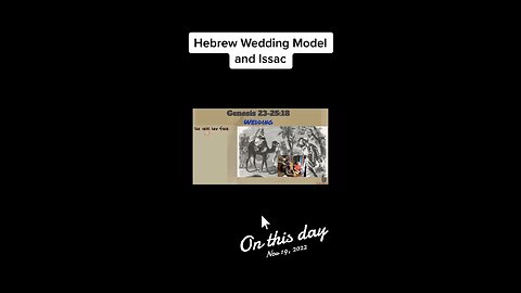 Hebrew Wedding, the Wife of Isaac.