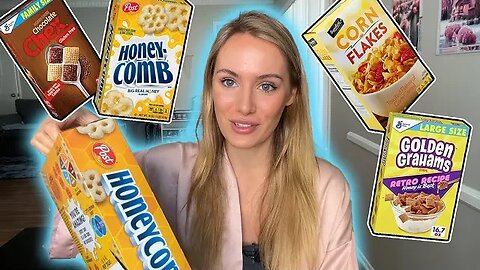 I Try More Breakfast Cereals! Russian Girl First Time Trying!!