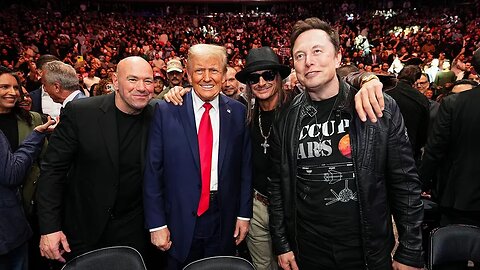 Donald Trump arrives at UFC Madison Square Garden alongside Elon Musk | UFC 309