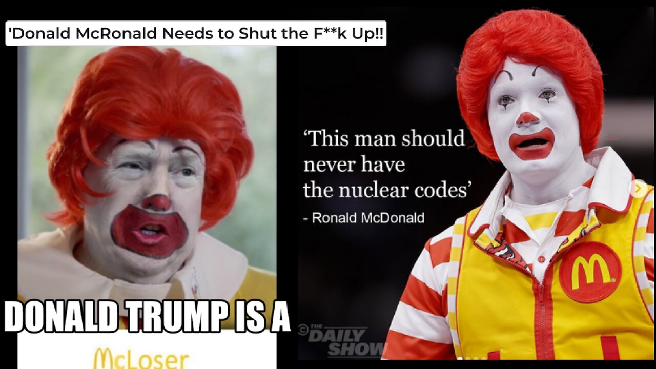 Don McWrong Trump Offers UnHappy Meals Because All He's Feeding MAGA is Bulls**t!