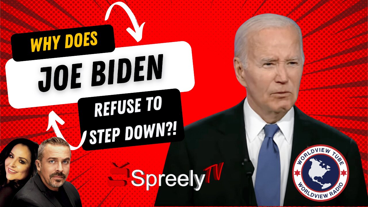 Why Does Joe Biden Refuse To Step Down? WE KNOW! [Pete Santilli Show #4134-8AM]