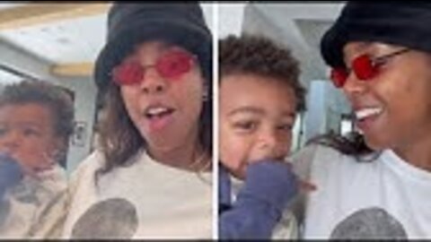 Kelly Rowland Shareare Wonderful Video of Their Son Noah, He's Talking With Her Mammy🥰