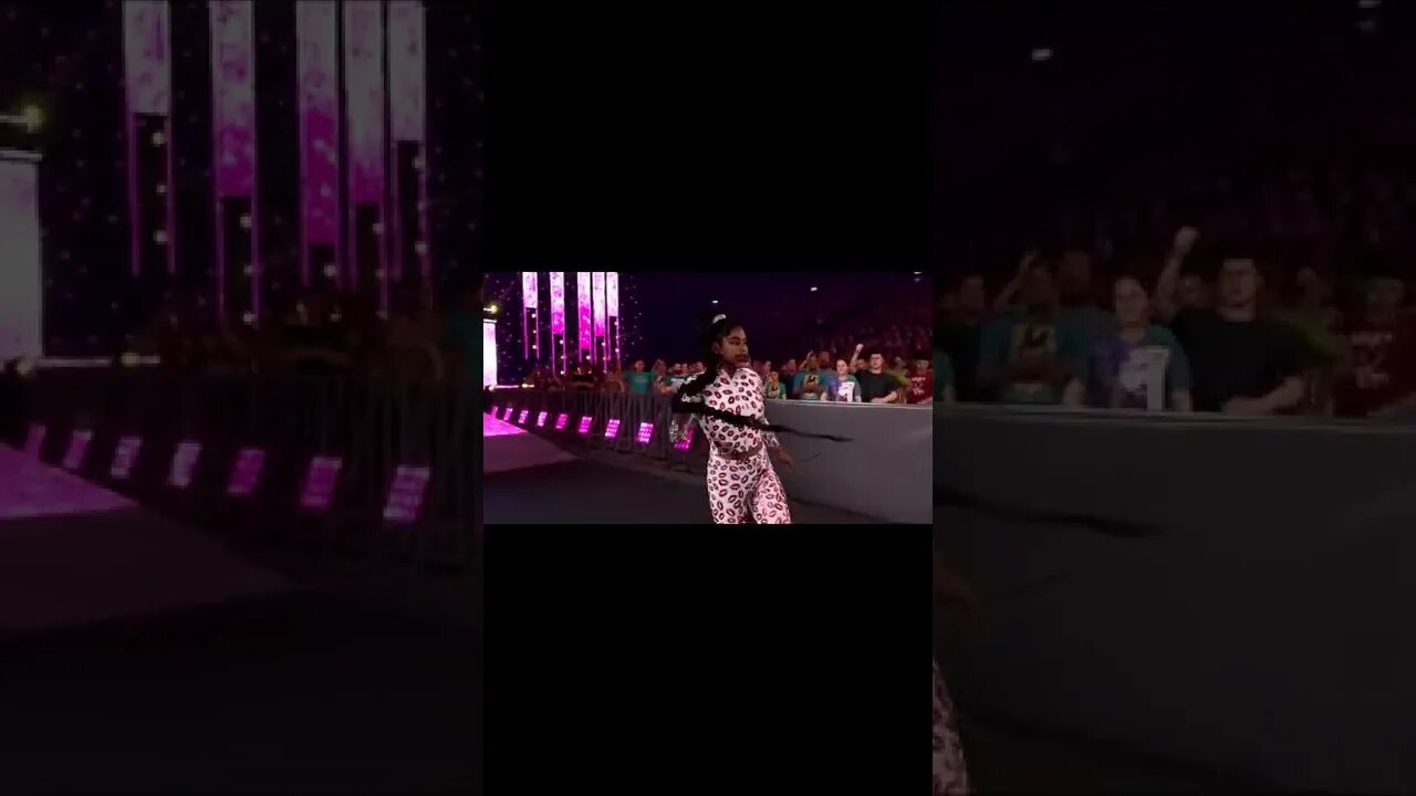 WWE 2k22 Bianca Belair Entrance #shorts