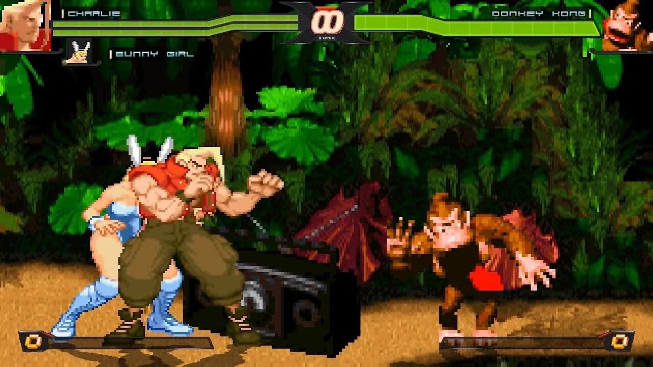 MUGEN - Charlie Nash & Bunny Girl vs. Donkey Kong - Download