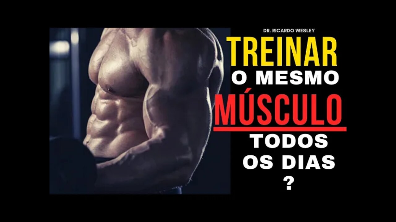 HIPERTROFIA: Treinar TODOS os DIAS o mesmo MÚSCULO? Treinar o mesmo grupo muscular todos os dias?