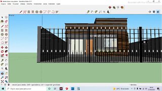 projeto 3d casa pequena linda (SketchUp)