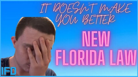 I hate the new Florida law