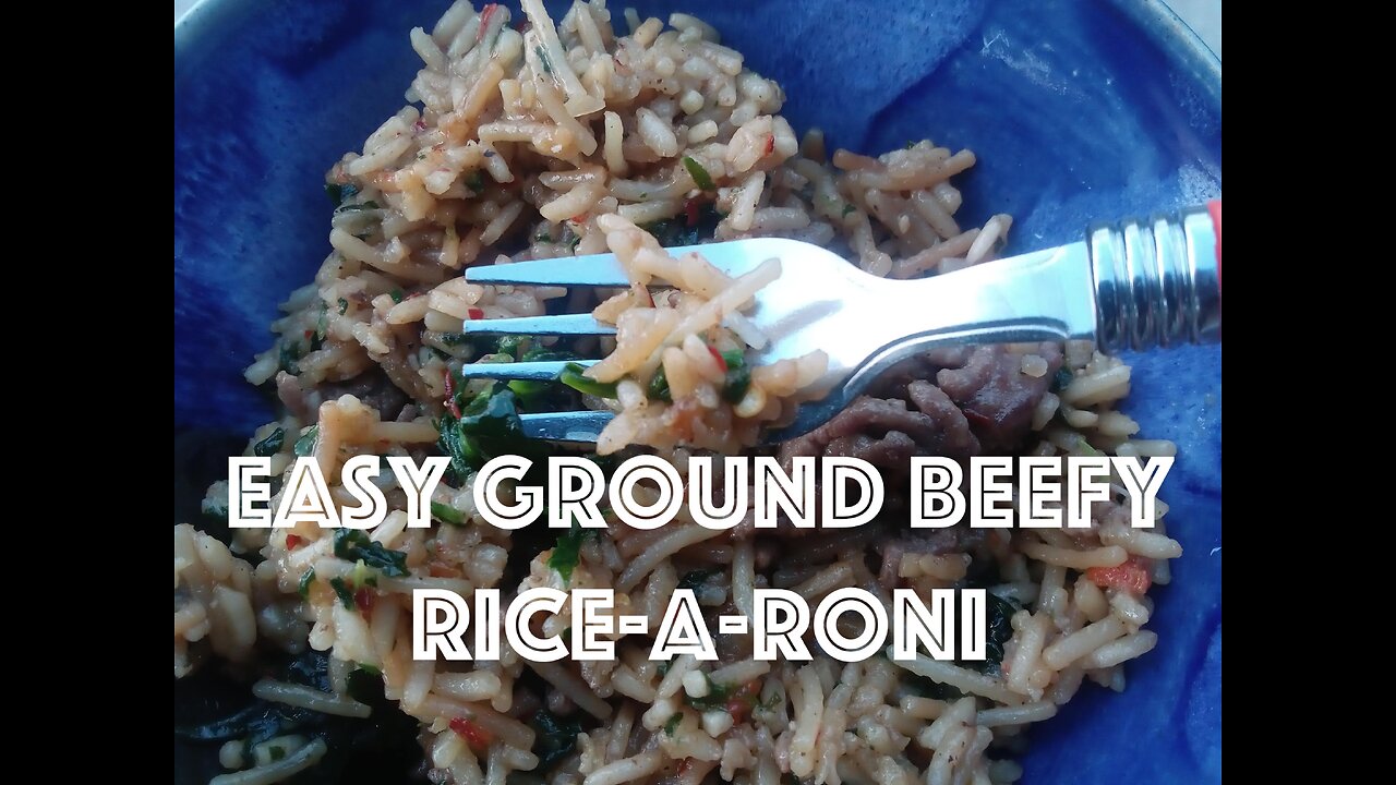 Easy Ground Beefy Rice-A-Roni | Making Food Up