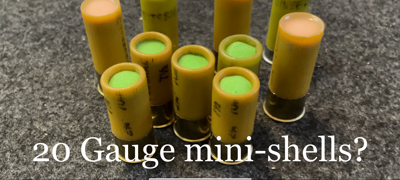 Creating “short boi” 20 gauge shorty shotgun shells for my break action 20 gauge shotguns