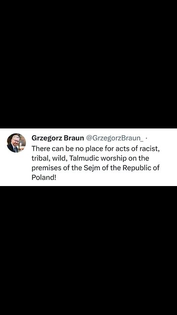 🔴 🇮🇱 🕎 🇵🇱 FULL: Polish MP Grzegorz Braun extinguishes Jewish Hanukkah candles at Poland's parliament