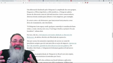 Bolsonaro atinge um milhão de inscritos no Telegram e esquerda se pergunta como censurar isso — PET