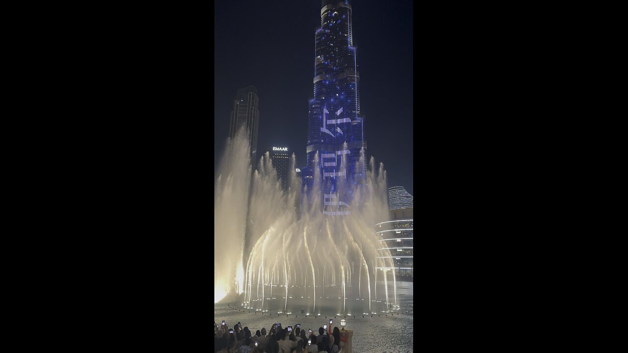 Dubai Fountain show Burj khalifa