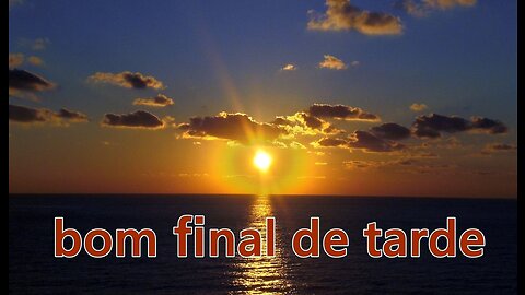 Um lindo final de tarde para alguns e um verdadeiro inferno para outros!