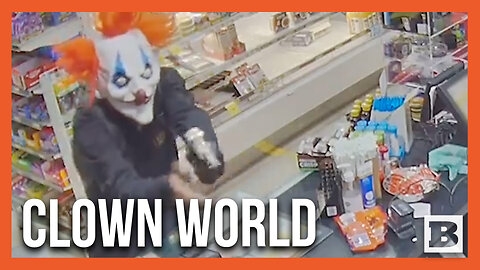 Man in Freaky Clown Mask Robs Store at Gunpoint